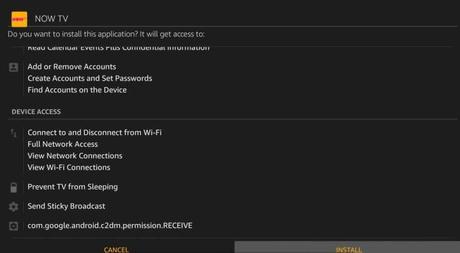 Instalar - Ahora TV en Firestick 