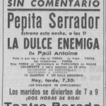 1953:Pepita Serrador en el Teatro Pereda