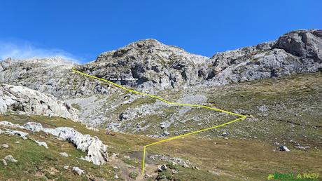 Entrada al Sedo la Padiorna desde la Vega de Liordes