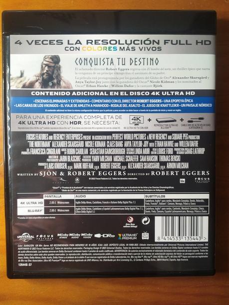 Análisis de El hombre del norte (The Northman) en Bluray