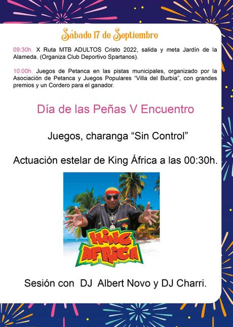 Grandes Fiestas del Cristo en Villafranca del Bierzo 11 al 17 de septiembre. Programa de actividades 12