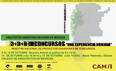 Exposición 3+3+3 Deconcursos Mendoza. 