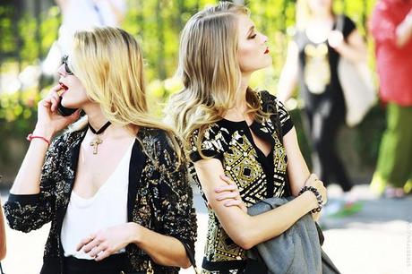 STREET LOOKS AT PARIS FASHION WEEK SS 2012 PART I