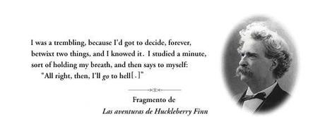 Las aventuras de Huckleberry Finn, de Mark Twain