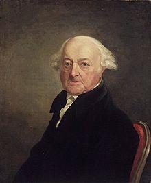 Cuadro de John Adams, segundo mandatario de Estadosunidos en 1816 por Samuel F.B. Morse.
