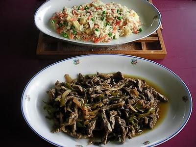 Ternera con pimientos
