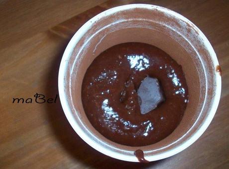 Volcan de chocolate en 2 minutos Volcan de chocolate en 2 minutos