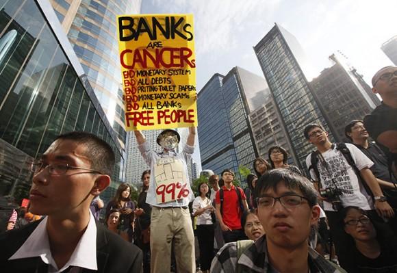 Occupy Hong Kong. Foto: AP
