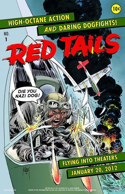 Nuevo póster de 'Red tails' con estilo de cómic