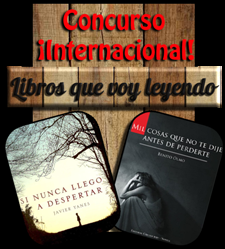 Primer Concurso internacional Libros que voy Leyendo. ¡Hasta el 7 de Noviembre! Libros que voy Leyendo