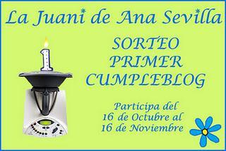 *TRIPLE SORTEO CUMPLEBLOG DE LA JUANI* *TRIPLE SORTEO CUMPLEBLOG DE LA JUANI*