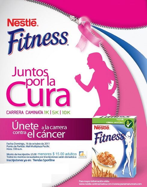 Agenda Rosa: Juntos por la cura con Nestlé Fitness