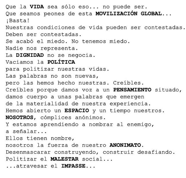 Quien vota es complice de asesinato