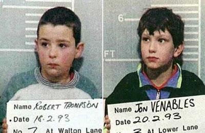 Jon Venables y Robert Thompson asesino infantil