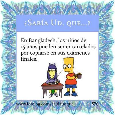 Copiar en los exámenes