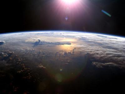 La Tierra vista desde el cielo