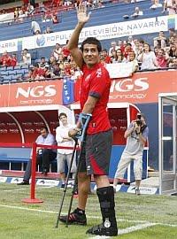 El iraní Masoud( Osasuna) volverá a pasar por el quirófano y puede perderse la temporada
