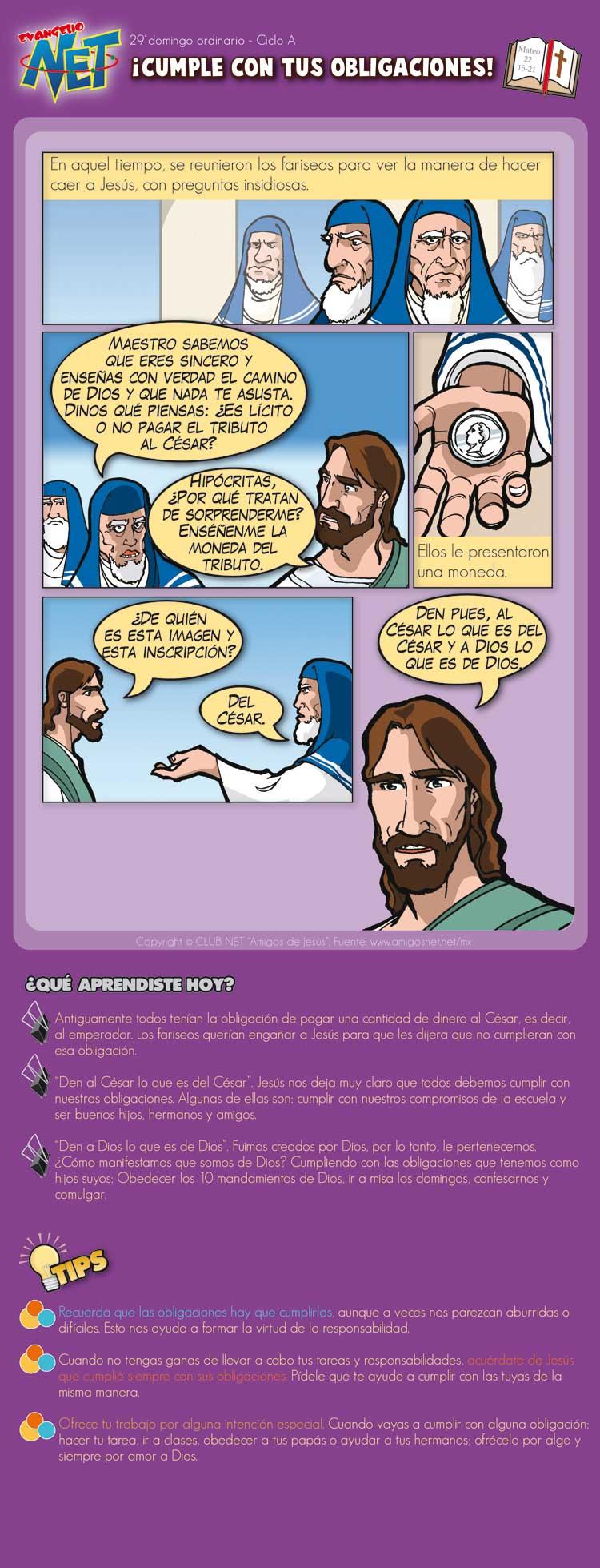 Evangelio Dominical: 16 de octubre del 2011 (Mt 22, 15 - 21)