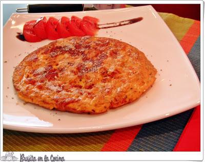Tortilla sabor pizza
