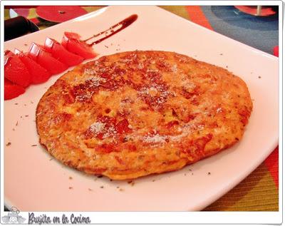 Tortilla sabor pizza
