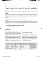 Tratamientos tópicos oculares. Tratamientos tópicos oculares.