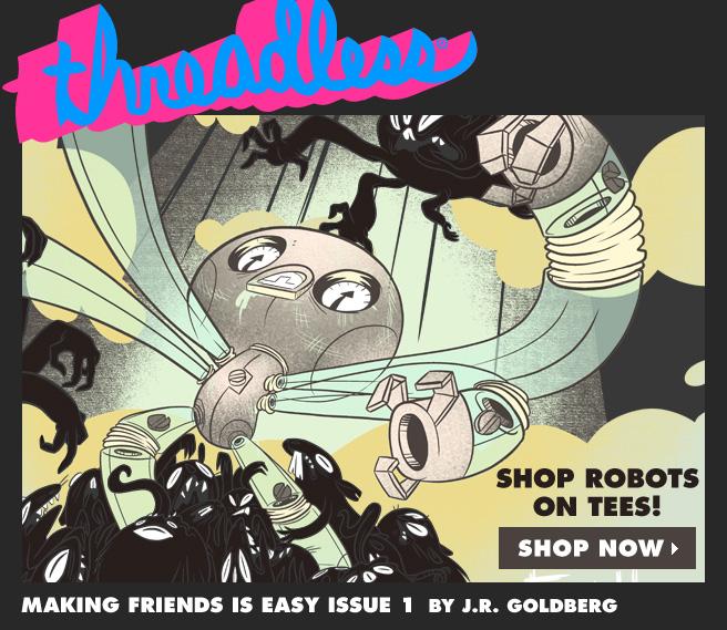 Otra vez comics y camisetas en Threadless