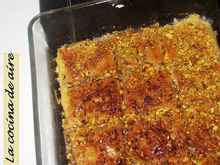 BAKLAVA DE PISTACHOS