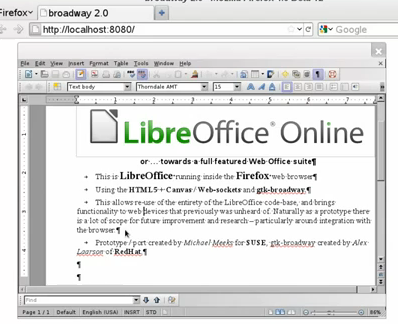 LibreOffice pronto en la Web y en tablets Android