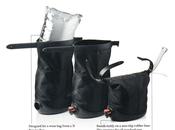 Winecoat Baggy elegante bolsa para transportar vino diseñada Jakob Wagner