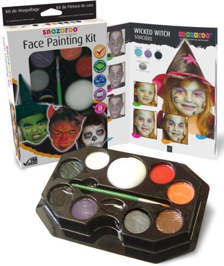 Halloween Face Painting Kit, pinturas para niños