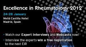 'Excellence in Rheumatology 2012' hará posible que expertos y pacientes puedan intercambiar información y experiencias