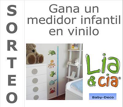 SORTEO!! Medidor de vinilo para niños de Lia&Cia; en Baby-Deco SORTEO!! Medidor de vinilo para niños de Lia&Cia; en Baby-Deco