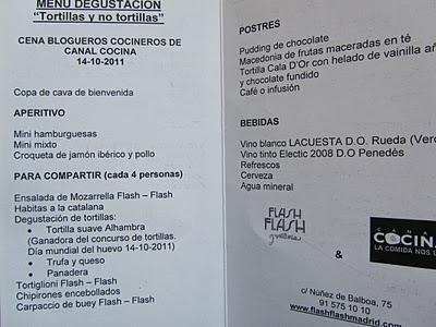 CENA BLOGUEROS COCINEROS DE CANAL COCINA