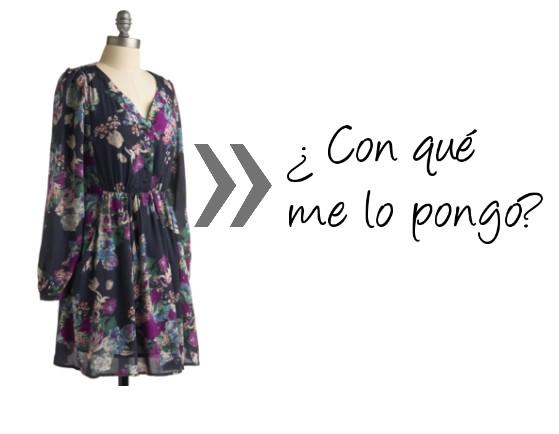 ¿Con qué me lo pongo? Vestido Floreado