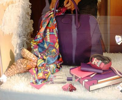 Vitrina de artista en Hermès