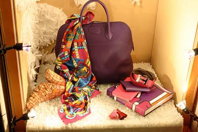 Vitrina de artista en Hermès