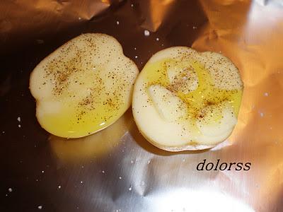 Patatas partidas asadas a la brasa ( o no)