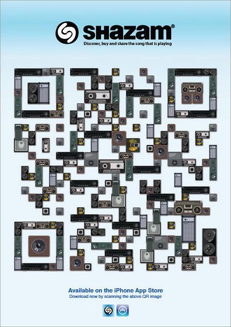 Bonita gráfica con códigos QR