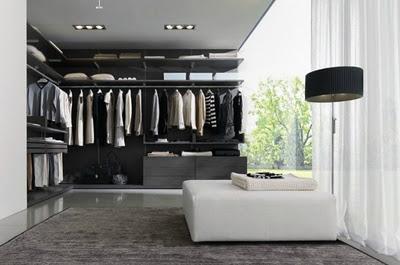 Walk in closet modernos