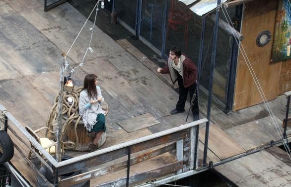 Imágenes del set de Venuto al Mondo