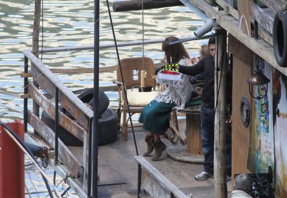 Imágenes del set de Venuto al Mondo