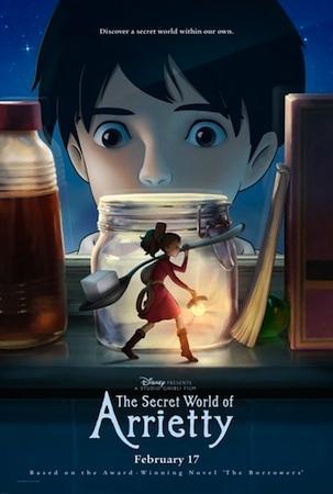 Póster oficial de The secret world of Arrietty