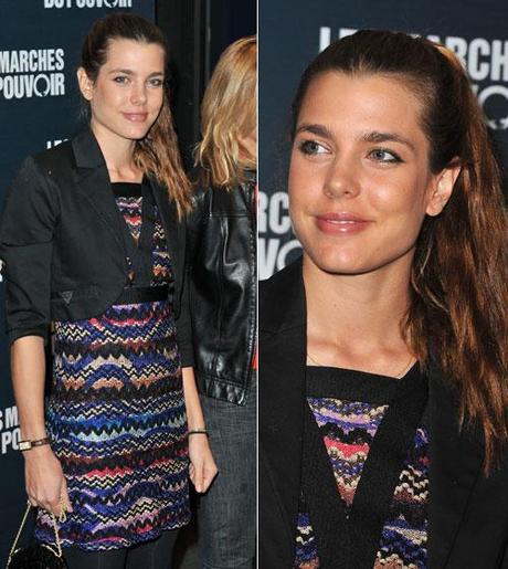 Carlota Casiraghi irradia encanto y belleza en el estreno en París de la película de George Clooney