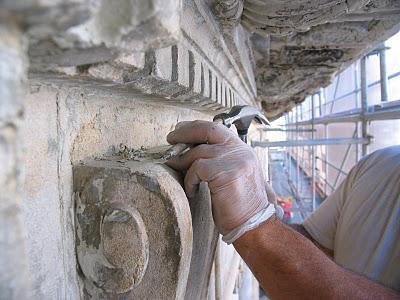 Fachada Palacio de la Música - Pintura. Fachada Palacio de la Música - Pintura.