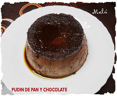 PUDIN DE PAN Y CHOCOLATE, EN OLLA EXPRES