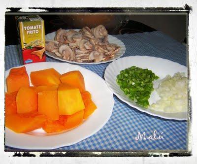 EMPANADA  AL HUEVO DE CALABAZA Y CHAMPIÑONES