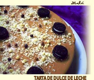 TARTA DE DULCE DE LECHE
