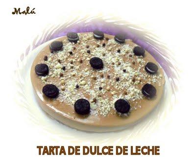 TARTA DE DULCE DE LECHE