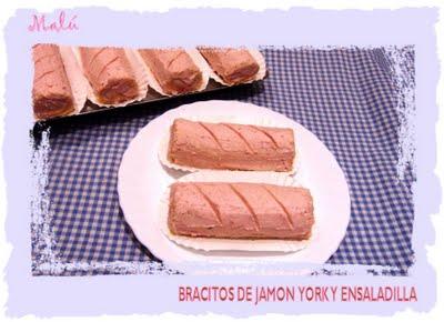BRACITOS DE JAMÓN YORK Y ENSALADILLA