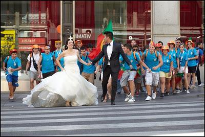 Un Postboda real... ¡muy cosmopolita!
